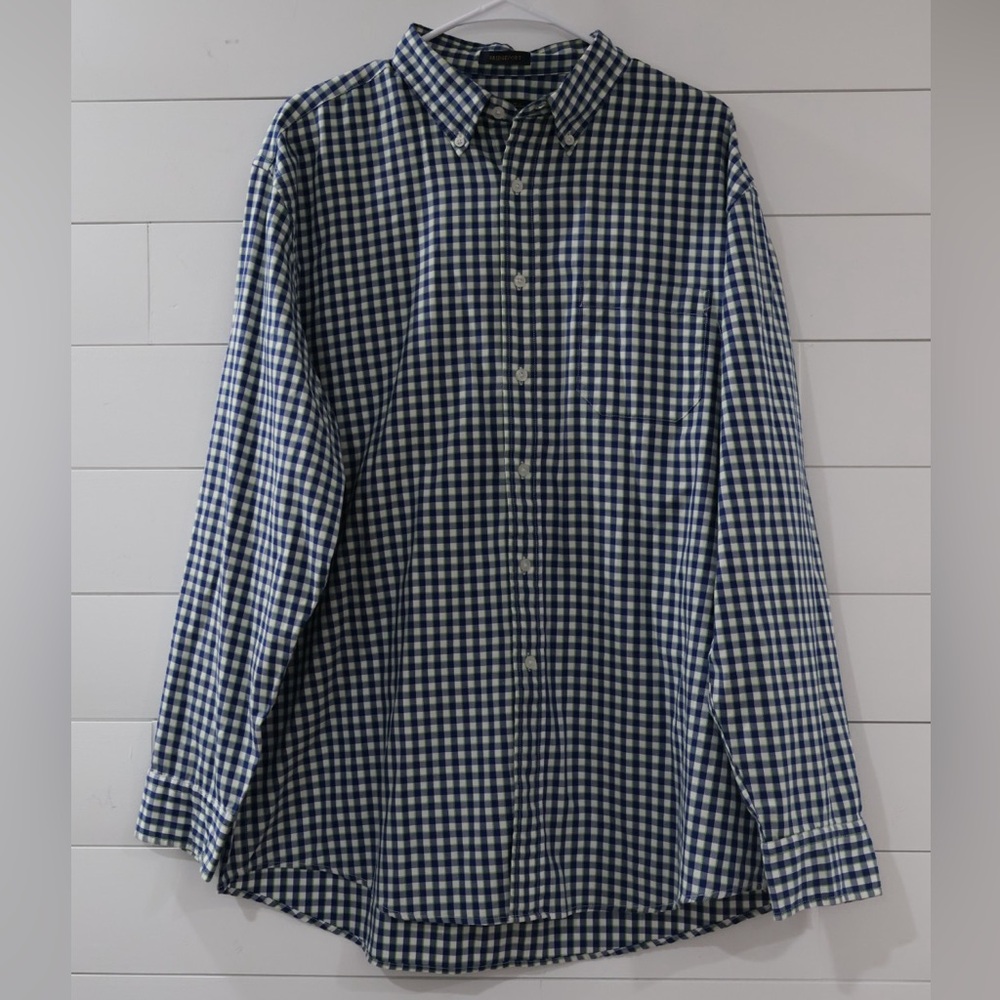 Pendleton Bridgeport Button Down Shirt Blue Green… - image 2